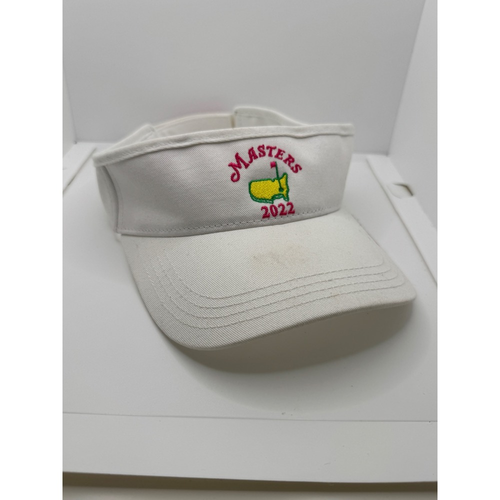 Masters 2022 Golf Visor White Ladies Fit Embroidered Logo American Needle